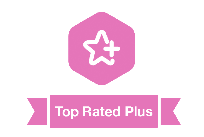 Top Rated Plus on Upwork