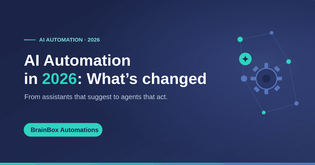 AI automation in 2026 — the shift from assistants to autonomous AI agents