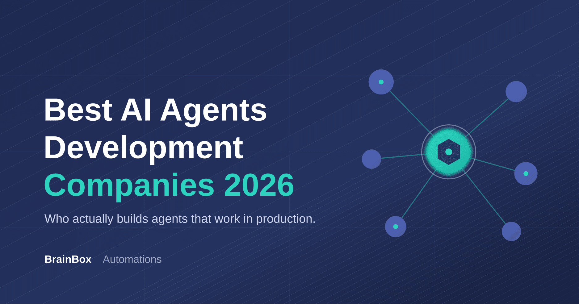 Best AI agents development company, top picks for 2026