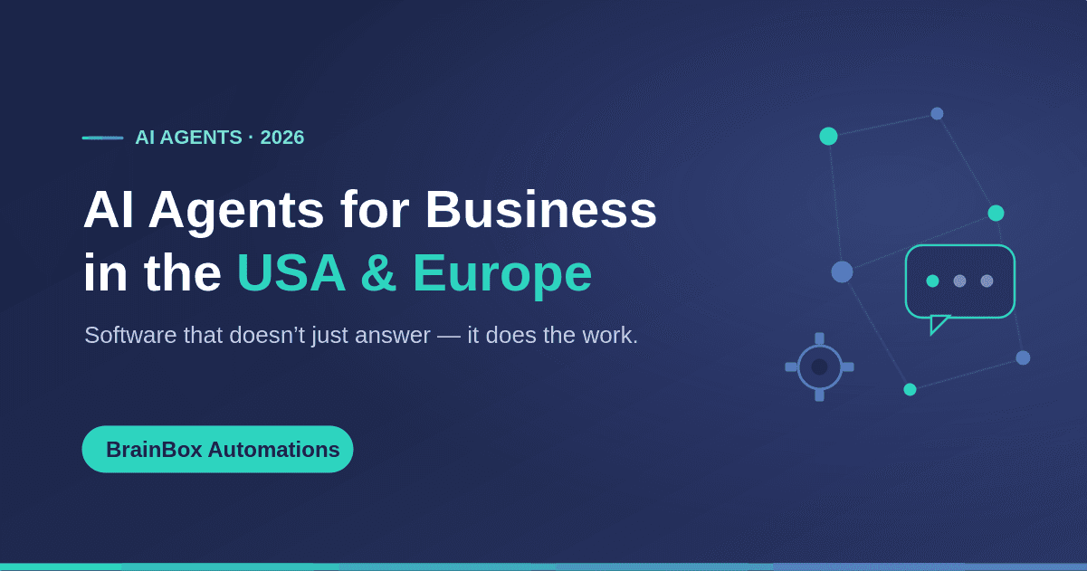 AI agents for business across the USA and Europe in 2026