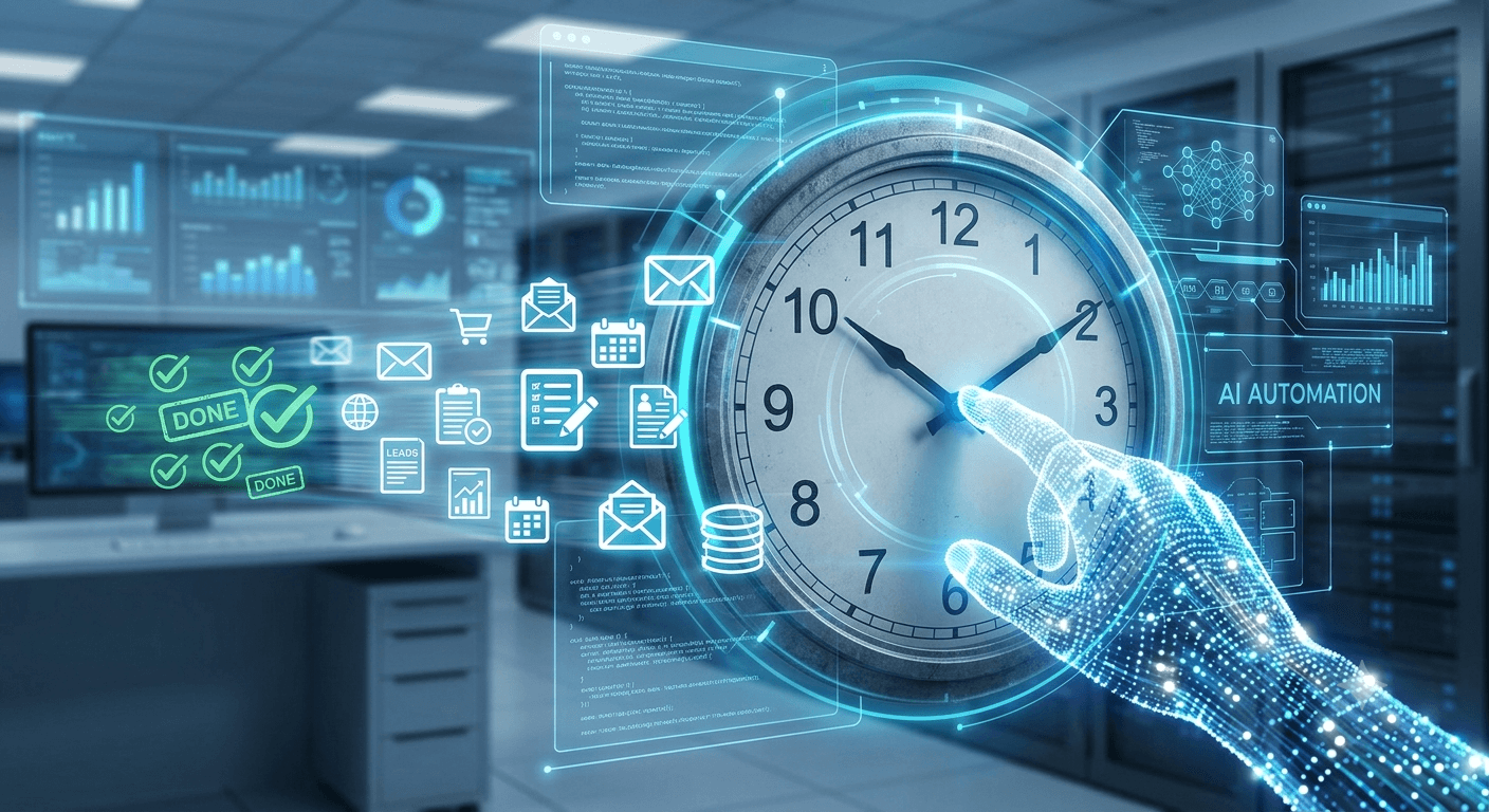 CRM AI automation turning hours of manual work into seconds