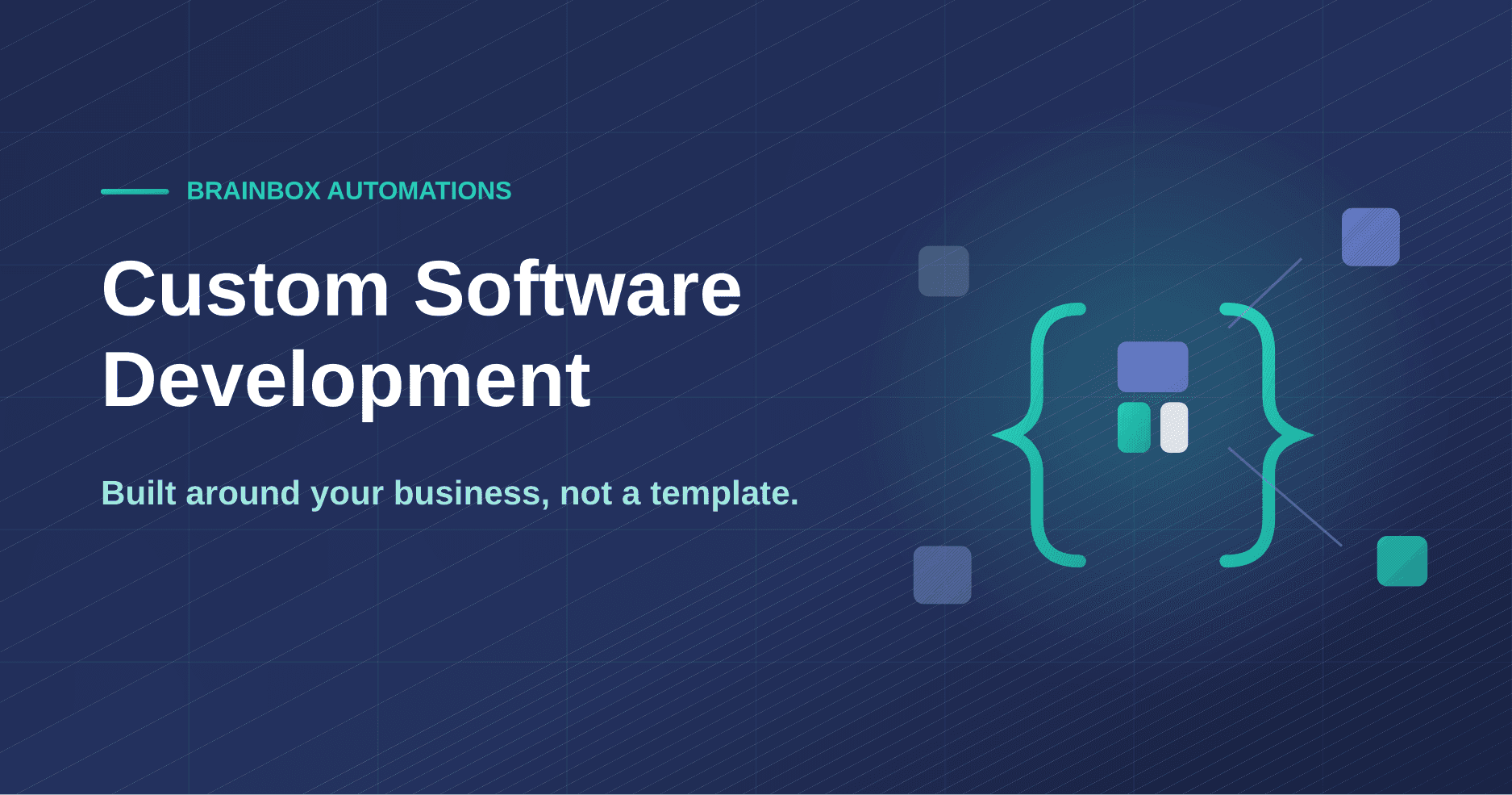 Custom software development, built around your business, not a template