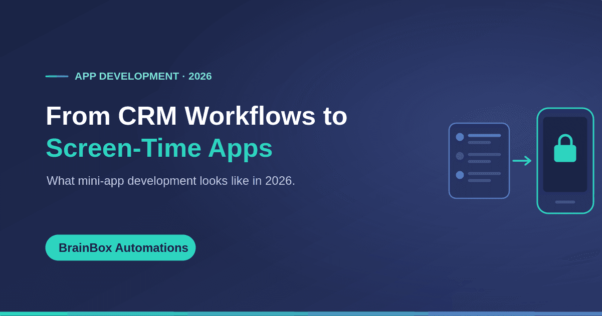 From CRM workflows to screen-time apps — mini-app development in 2026