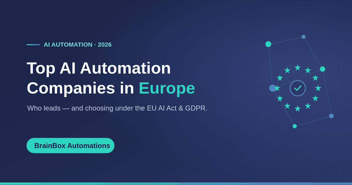 Top AI automation companies in Europe 2026