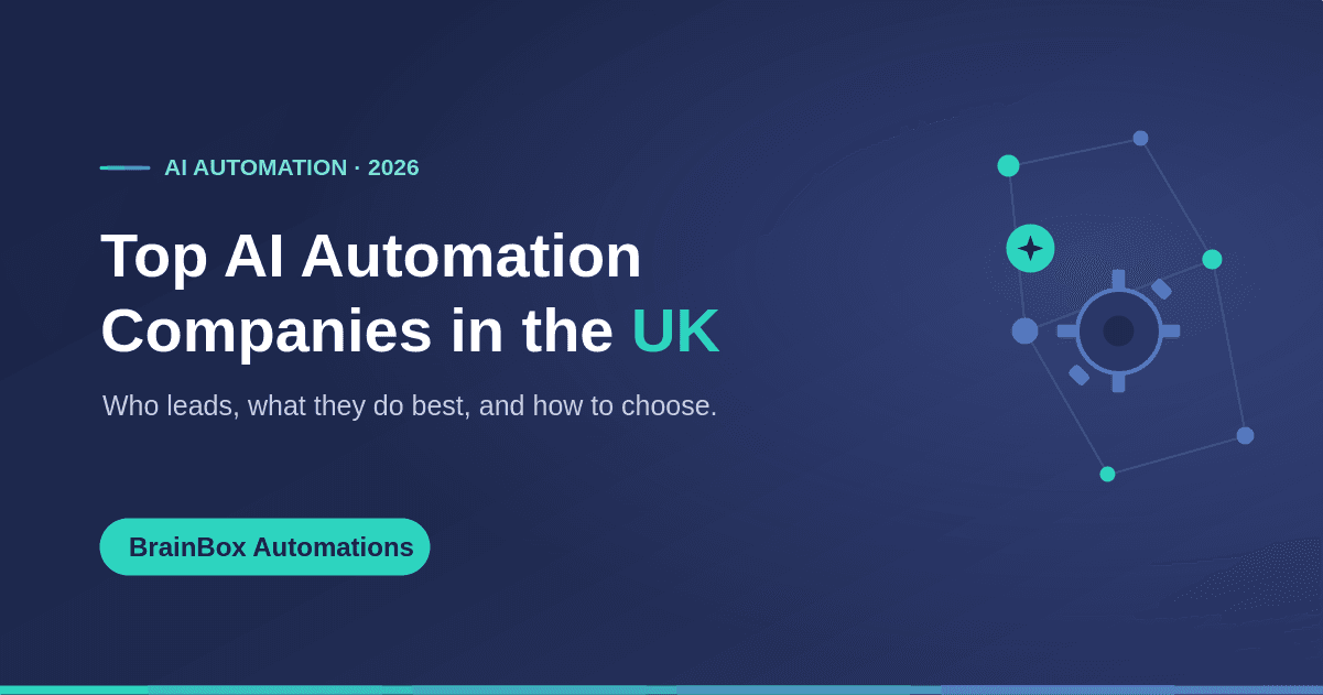 Top AI automation companies in the UK 2026