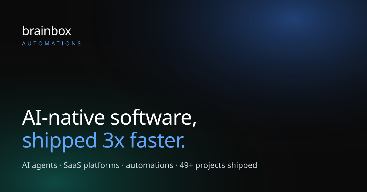 AI Development & Automation Agency | BrainBox Automations